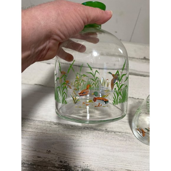 Glass decanter with glass - Picture 2 of 10